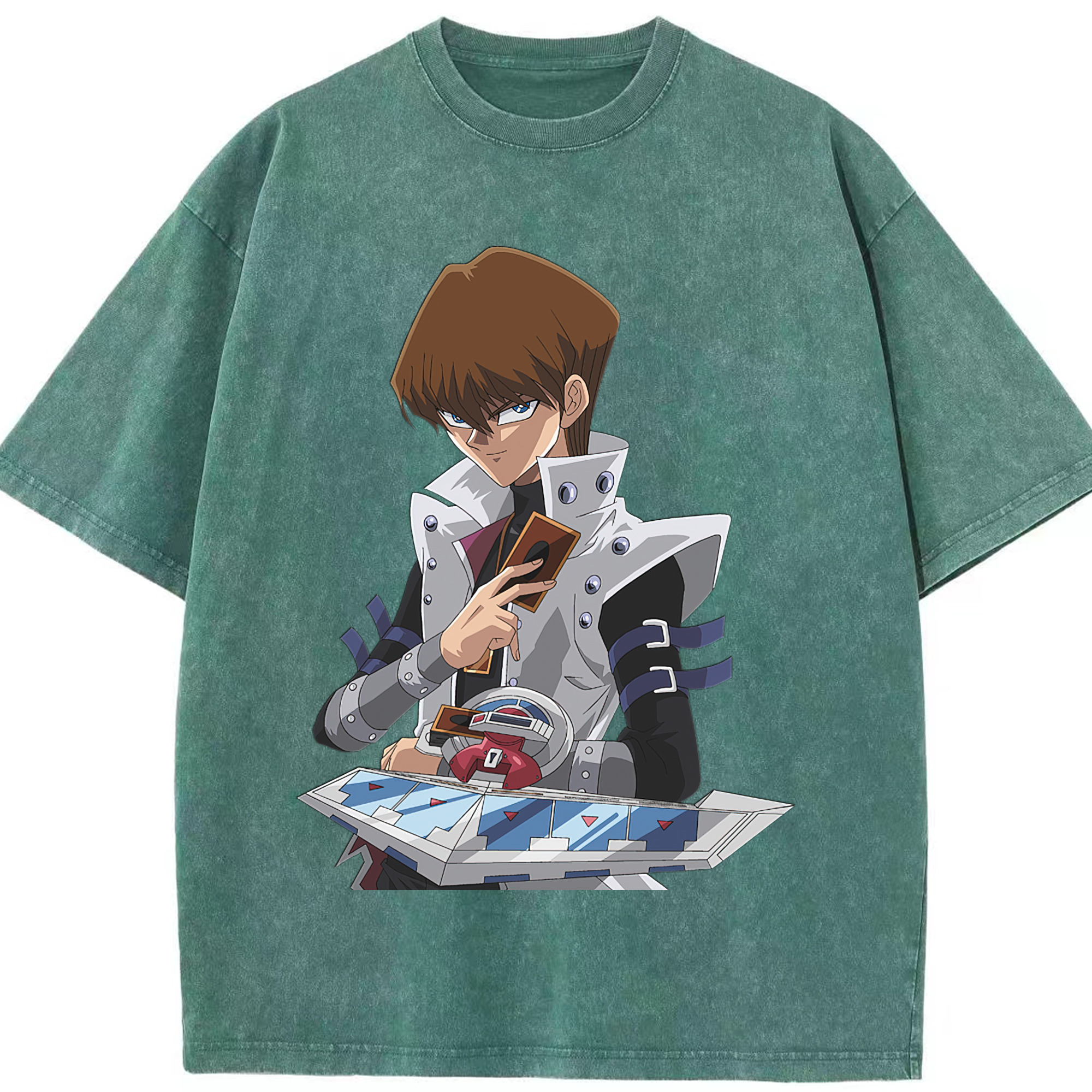 （画像用） 遊☆戯☆王 Yu-Gi-Oh! 綿100% ヴィンテージ風 半袖Tシャツ（フロントプリント）